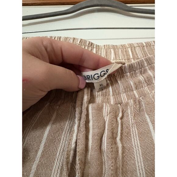 Briggs New York Women's Linen Pull on Wide Leg Pant Size XL - Picture 2 of 4